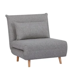 House Nordic MARLOW Fauteuil convertible en tissu et bois