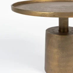 No name MASON Table basse ronde en métal ø60cm