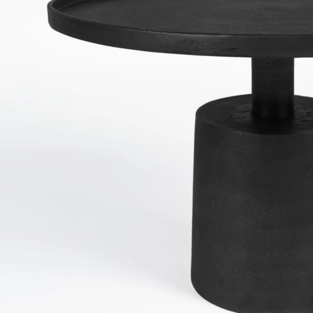 No name MASON Table basse ronde en métal ø60cm