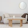 House Nordic MELO Table basse organique en bois 100x50cm
