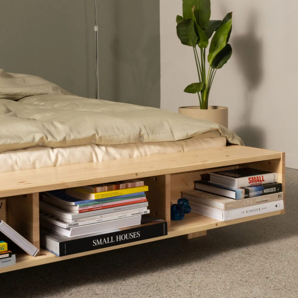 Karup Design MERGE Lit avec rangement en bois 180x200cm