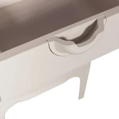 Woood MERGE Petit meuble de rangement 4 tiroirs en bois et métal H89cm