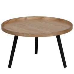 Woood MESA Table d'appoint ronde bois ø60cm