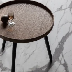 Woood MESA Table d'appoint ronde en bois ø45cm