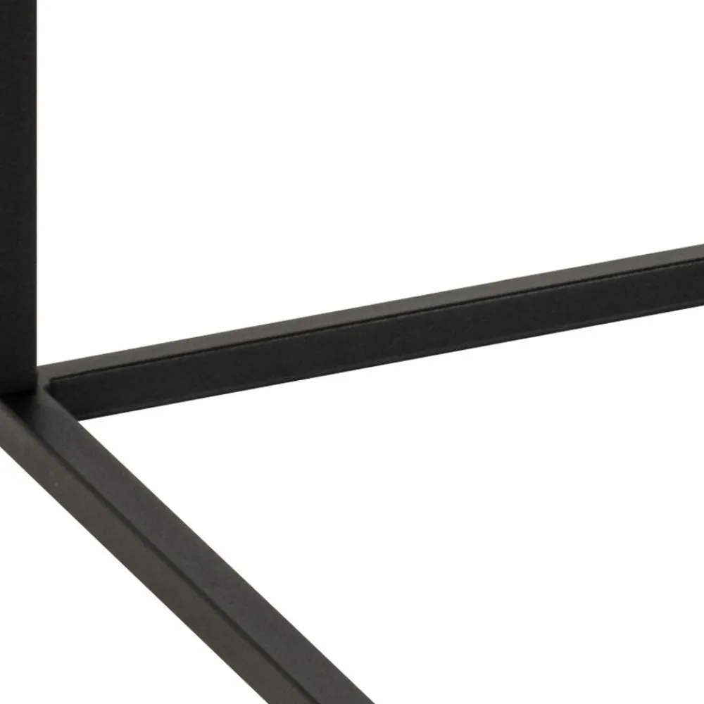 Drawer MIXO Table basse en effet marbre et métal 110x55cm