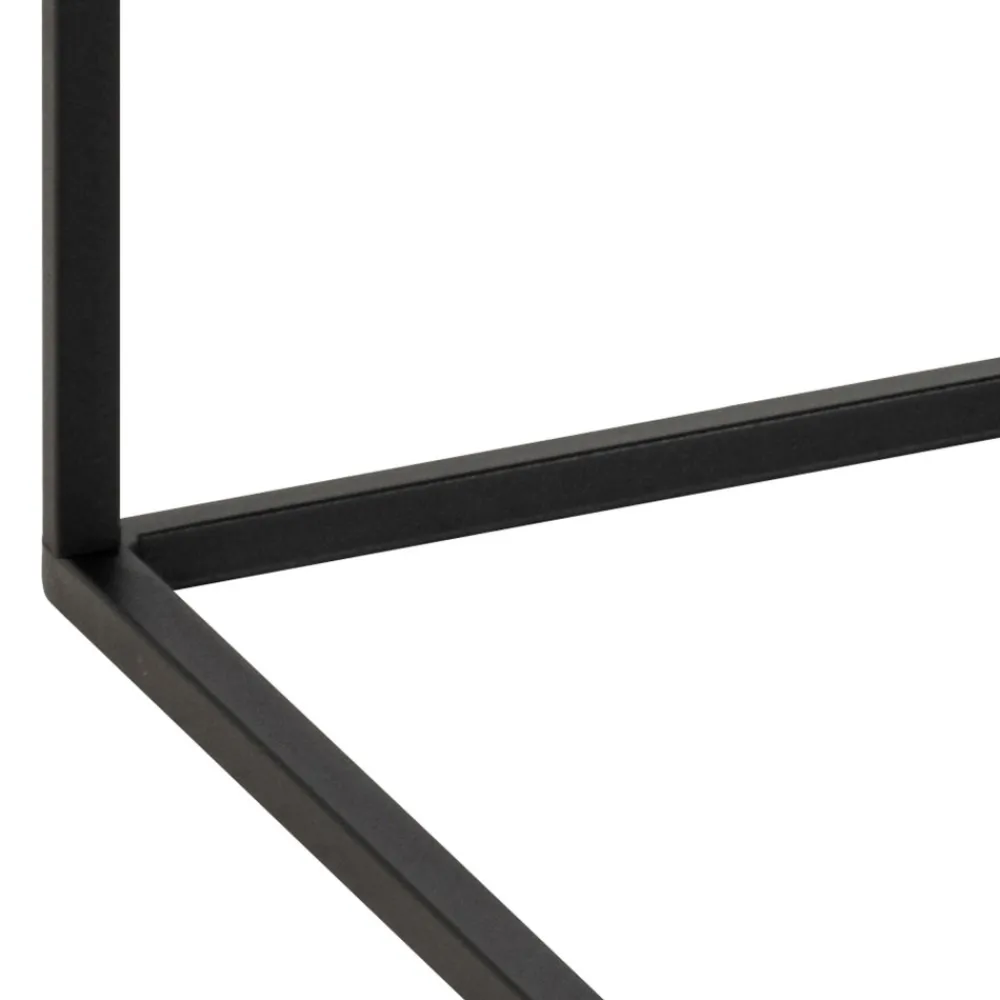 Drawer MIXO Table basse en effet marbre et métal 110x55cm
