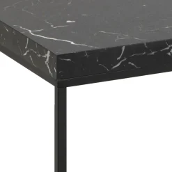 Drawer MIXO Table basse en effet marbre et métal 110x55cm