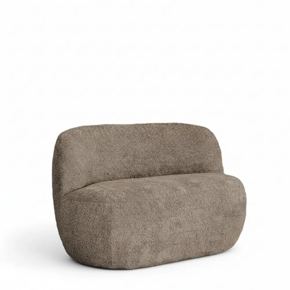 Drawer MO Banquette 2 places en tissu bouclette