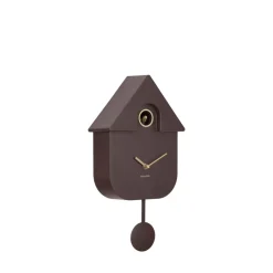 Karlsson MODERN CUCKOO ORO Horloge murale en métal avec coucou