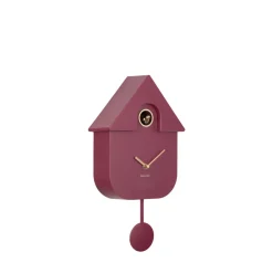 Karlsson MODERN CUCKOO ORO Horloge murale en métal avec coucou