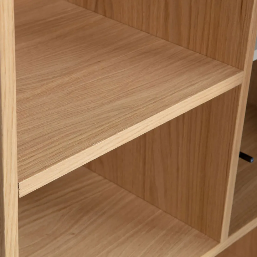 Vtwonen MODULAIR Bibliothèque 3 portes en bois H199cm