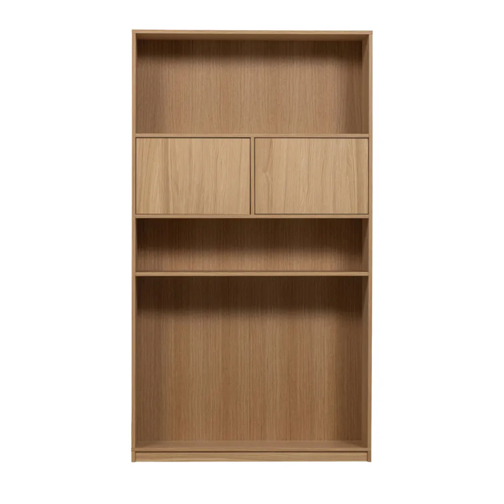Vtwonen MODULAIR Bibliothèque 2 portes en bois H199cm