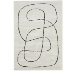 Drawer MONA Tapis contemporain à motif organique