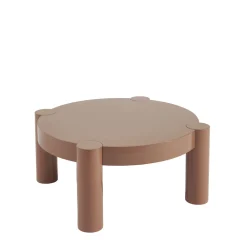 Drawer MOPI Table basse ronde en bois laqué ø85cm
