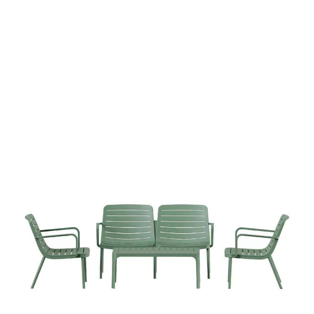 Drawer MORO Salon de jardin 4 places en résine