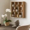 House Nordic MOSS Étagère murale carrée en bois 46x46cm