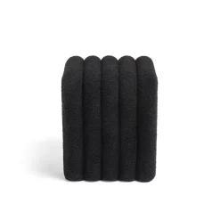 Drawer MUI Lot de 2 tabourets rembourrés en tissu bouclette