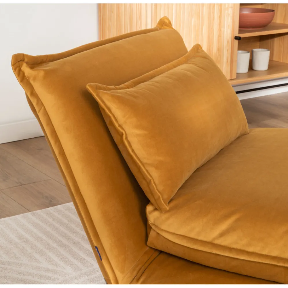 Drawer NALA Chauffeuse convertible 1 place en velours