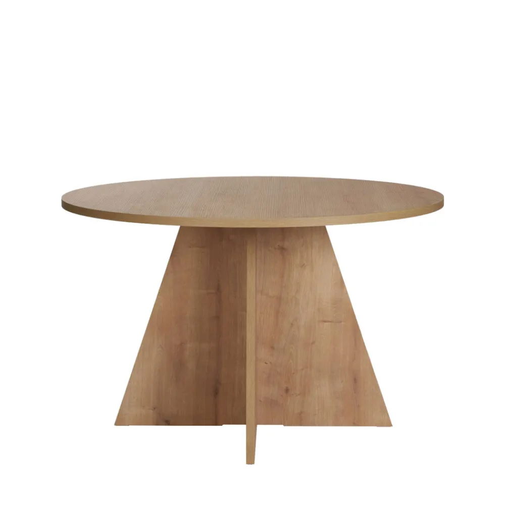 Drawer NARO Table à manger 4 personnes ronde en bois