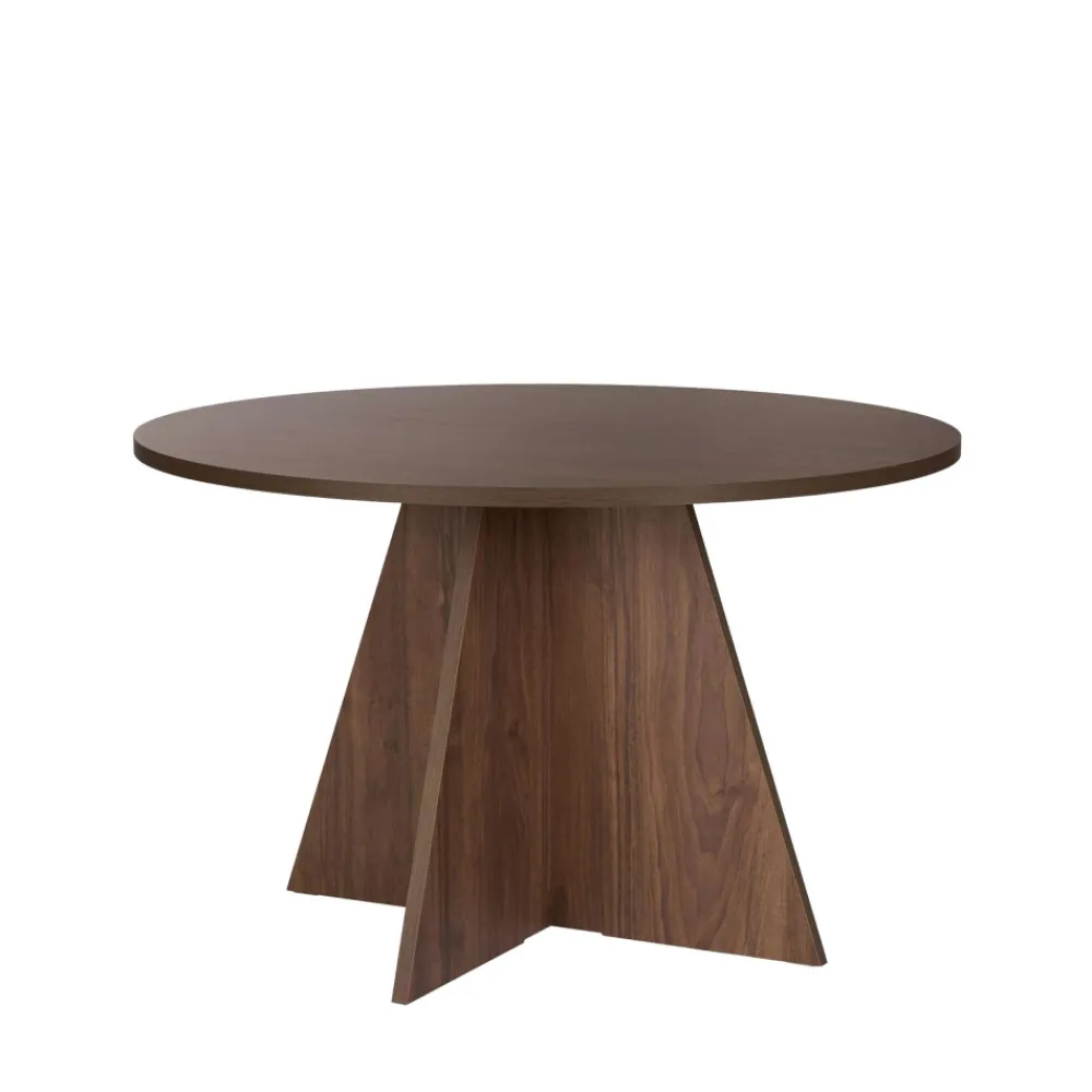 Drawer NARO Table à manger 4 personnes ronde en bois