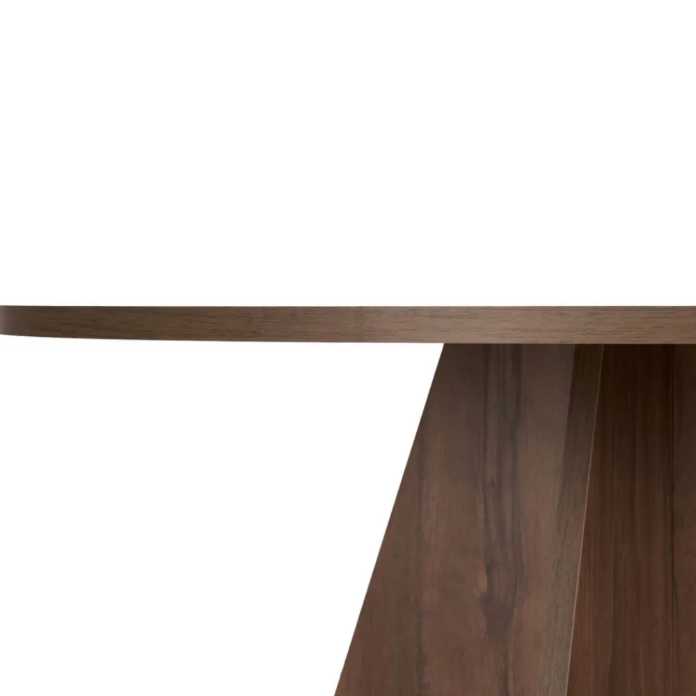 Drawer NARO Table à manger 4 personnes ronde en bois