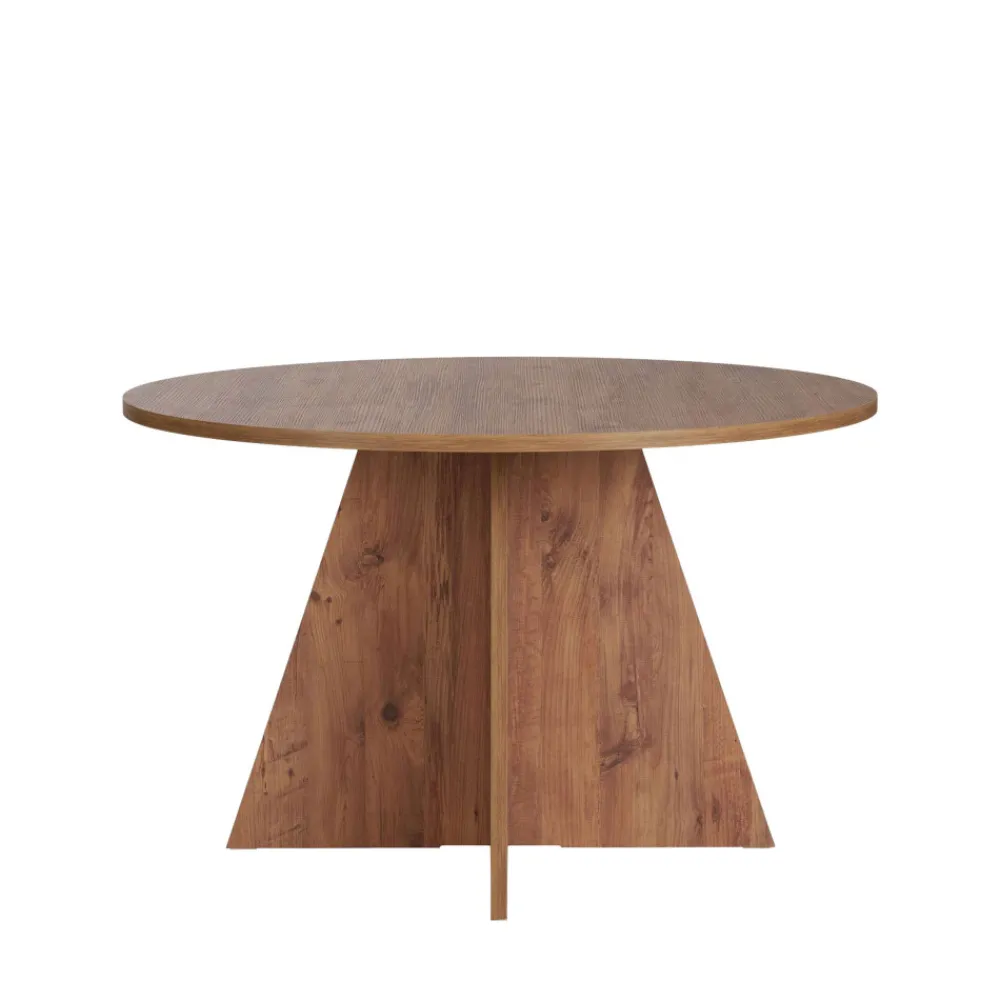 Drawer NARO Table à manger 4 personnes ronde en bois