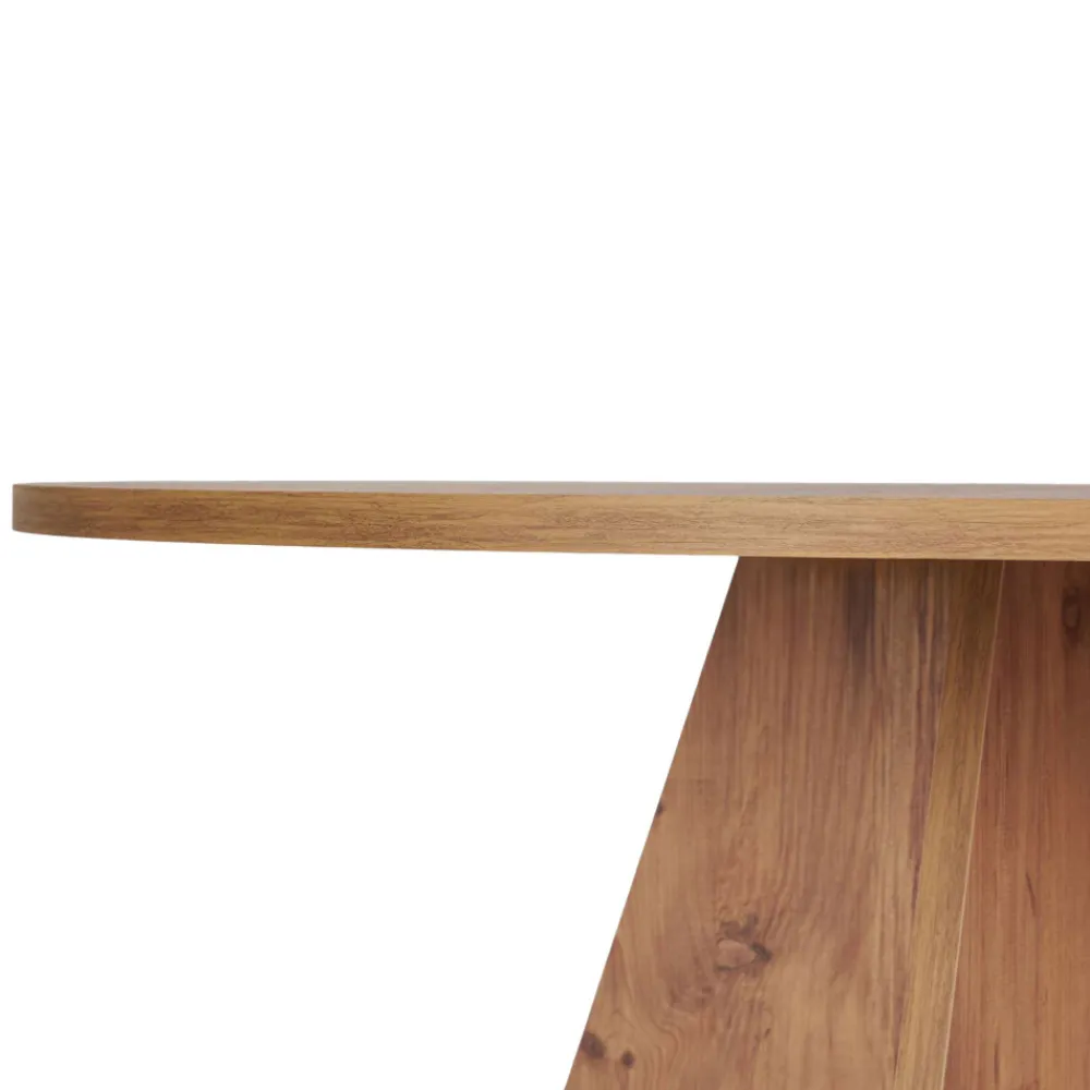 Drawer NARO Table à manger 4 personnes ronde en bois