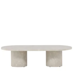 Venture Home NARVIK Table basse ovale effet marbre 120x60cm