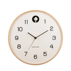 Karlsson NATURAL CUCKOO Horloge murale ronde ø31,5cm