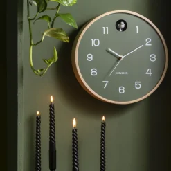 Karlsson NATURAL CUCKOO Horloge murale ronde ø31,5cm