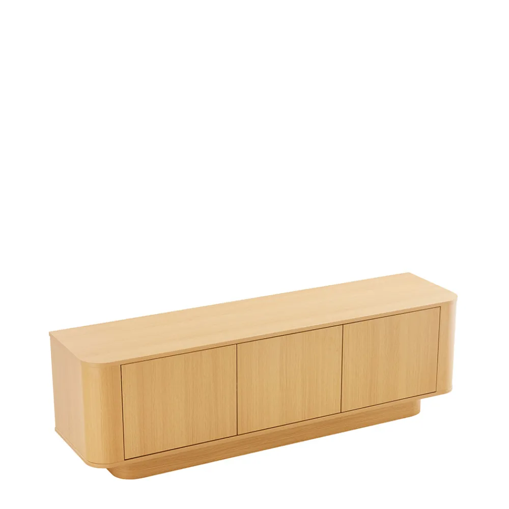 Drawer NAVAN Meuble tv 3 portes en bois L160cm