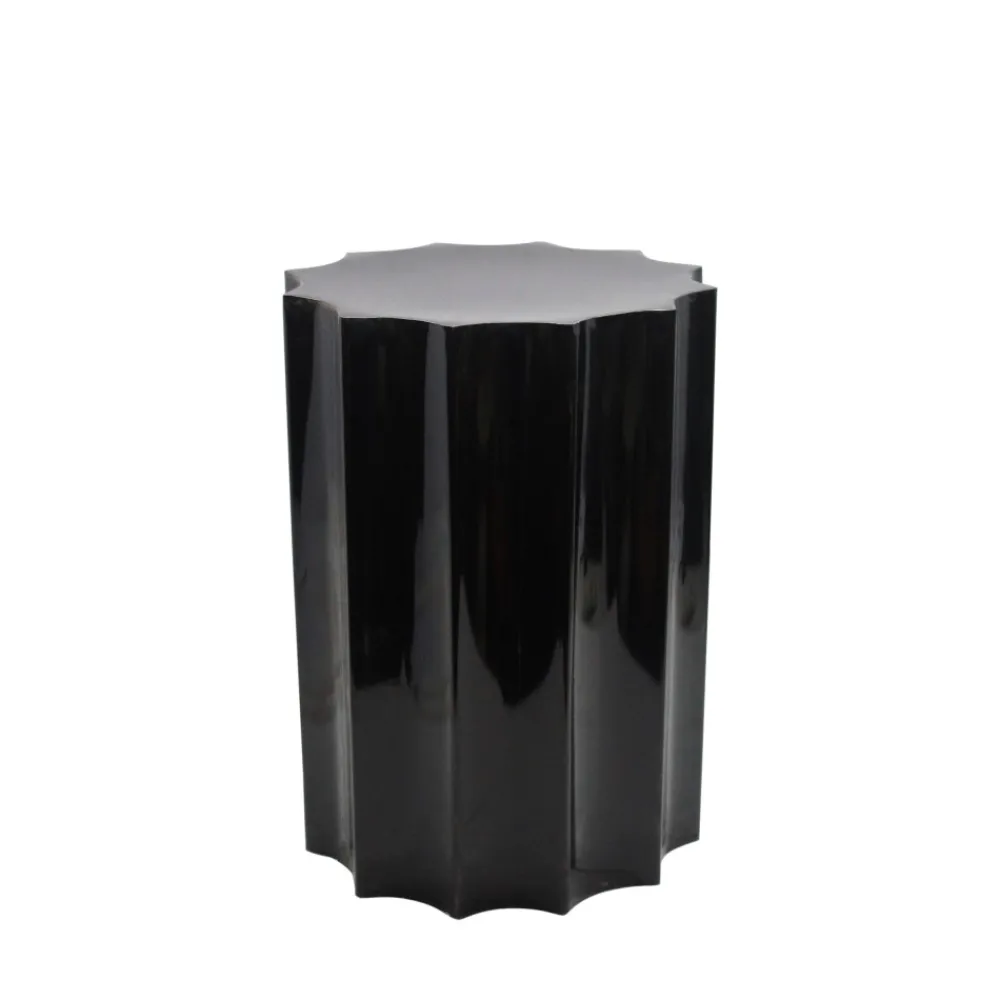 Drawer NEON Table d'appoint ronde en aluminium ø33,5cm