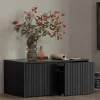 Woood NEW GRAVURE Banc d'entrée avec rangement en bois L88cm