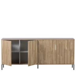 Woood NEW GRAVURE Buffet 4 portes en bois L200cm