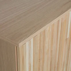 Woood NEW GRAVURE Buffet 4 portes en bois L200cm