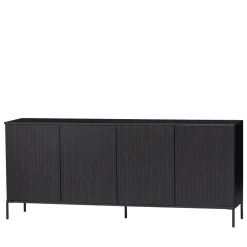 Woood NEW GRAVURE Buffet 4 portes en bois L200cm