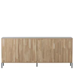 Woood NEW GRAVURE Buffet 4 portes en bois L200cm