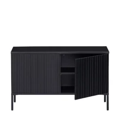 Woood NEW GRAVURE Meuble TV 2 portes en bois L100cm