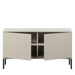 Woood NEW GRAVURE Meuble TV 2 portes en bois L100cm