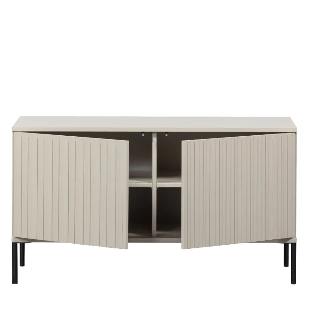 Woood NEW GRAVURE Meuble TV 2 portes en bois L100cm