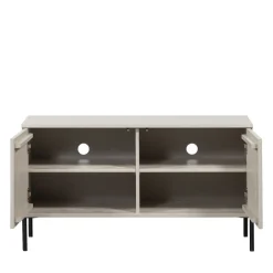 Woood NEW GRAVURE Meuble TV 2 portes en bois L100cm