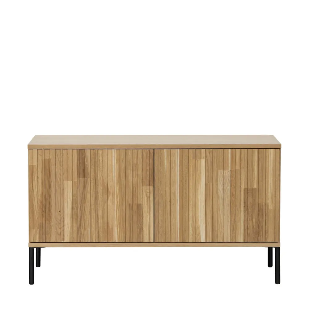 Woood NEW GRAVURE Meuble TV 2 portes en bois L100cm
