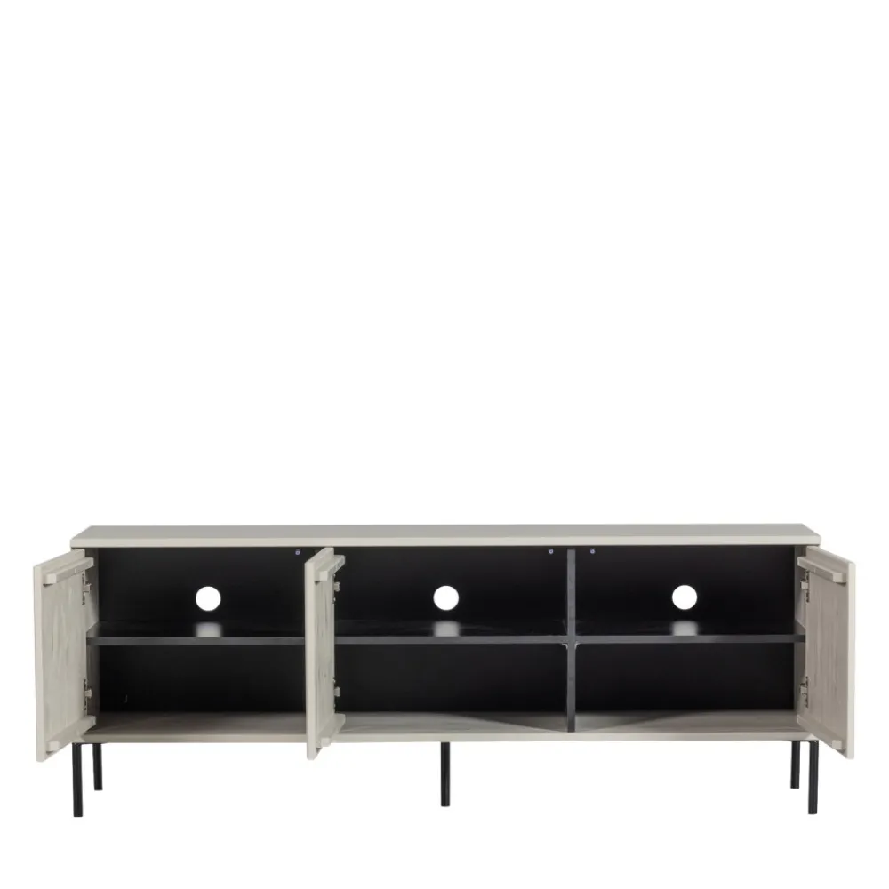 Woood NEW GRAVURE Meuble TV en bois L150cm