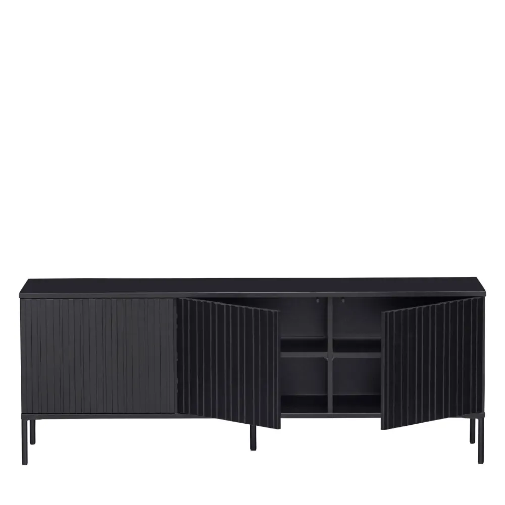 Woood NEW GRAVURE Meuble TV en bois L150cm