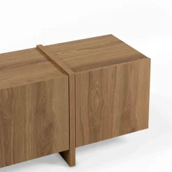 Drawer NICOLE Meuble TV 4 portes en bois 180cm