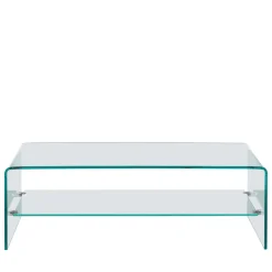 Drawer NIDO Table basse double plateau en verre L110cm