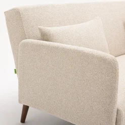 Drawer NIELSON Canapé convertible 3 places en tissu bouclette