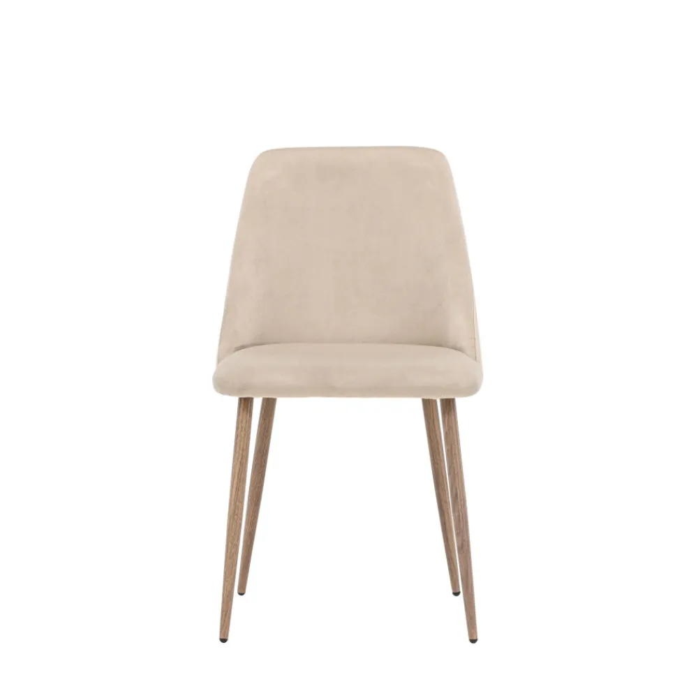 Venture Home NIGHT Lot de 2 chaises en velours et métal