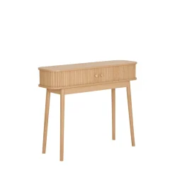 House Nordic NIKKO Console 2 portes coulissantes en bois L100cm