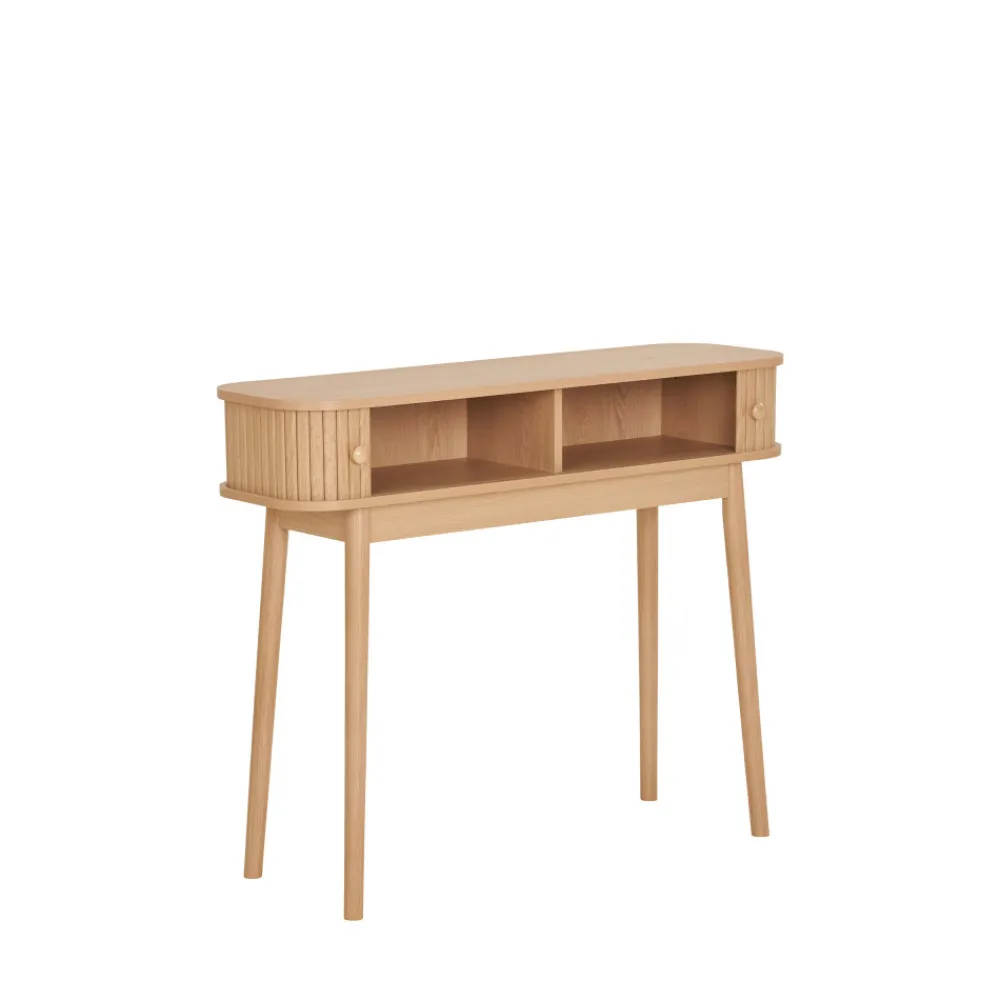 House Nordic NIKKO Console 2 portes coulissantes en bois L100cm